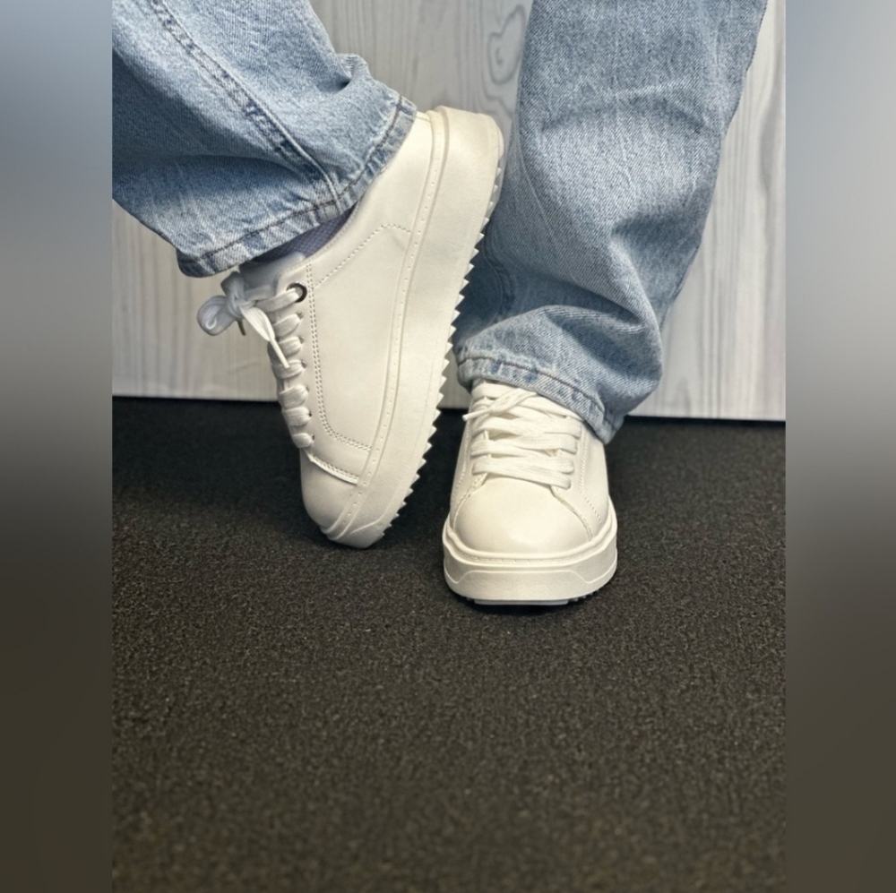 White sneaker